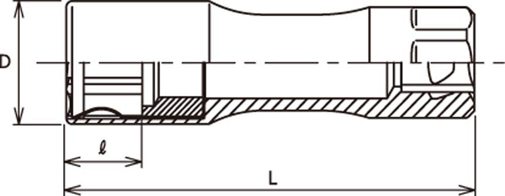 Ko-ken socket in engine bay demonstrating reach and prevention of dropped plugs