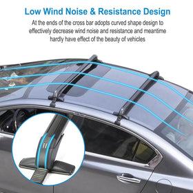 KOCASO curved end cap detail showing aerodynamic shape and noise reduction benefit