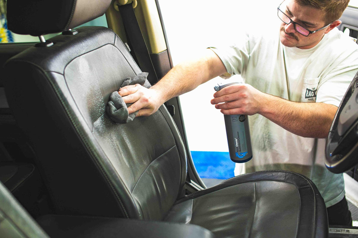 KOCHCHEMIE in car cabin lifestyle scene showing fresh-smelling interior