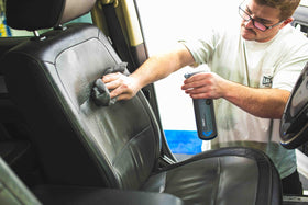 KOCHCHEMIE in car cabin lifestyle scene showing fresh-smelling interior