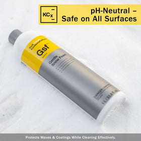 KOCHCHEMIE close-up foam texture demonstrating thick cling for safer cleaning