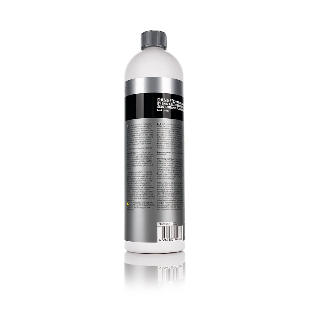 KOCHCHEMIE being sprayed during wash to create hydrophobic water beading