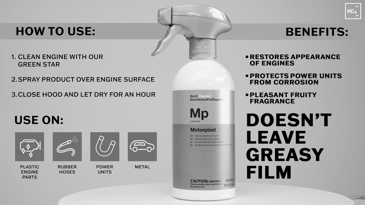 KOCHCHEMIE Motorplast close-up of elastic protective film texture, shows durable barrier