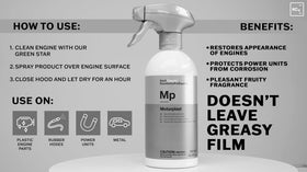 KOCHCHEMIE Motorplast close-up of elastic protective film texture, shows durable barrier