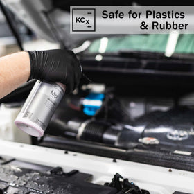 KOCHCHEMIE Motorplast label detail with application instructions, ensures correct use