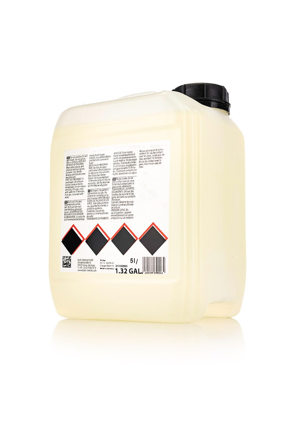 KOCHCHEMIE close-up of fine foam texture lifting dirt effectively