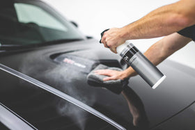 KOCHCHEMIE being used on a console showing safe interior care benefit
