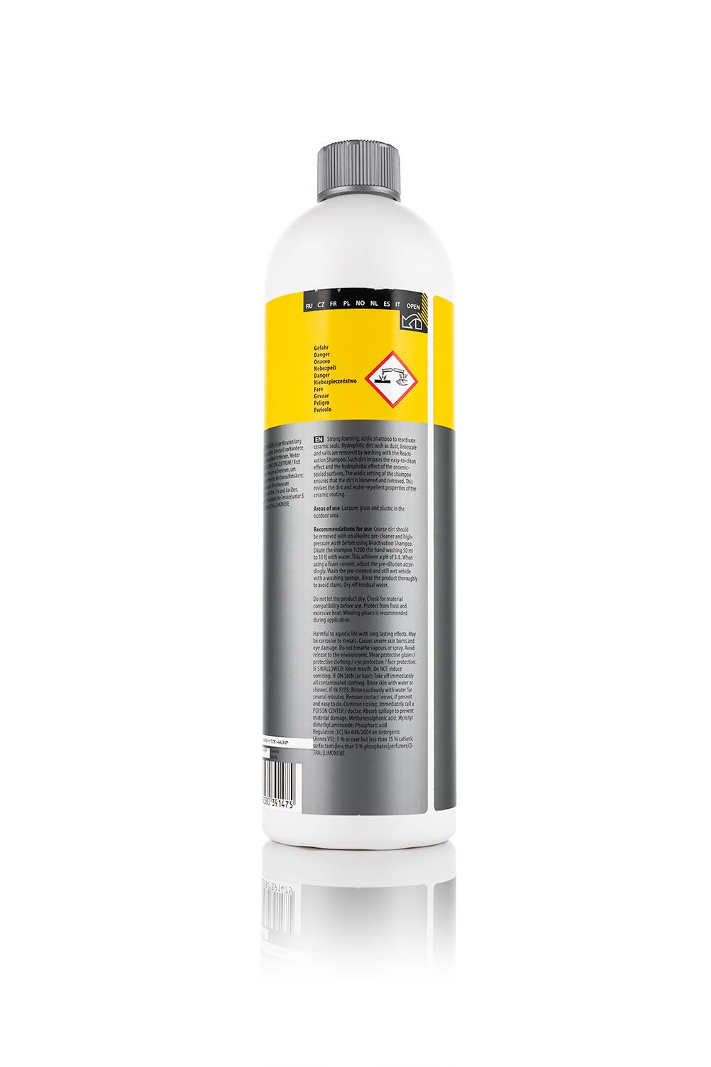 KOCHCHEMIE dense foam texture demonstrating cling and cleaning power