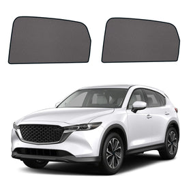 KOCZIL front view of rear side shade showing fit and coverage benefit