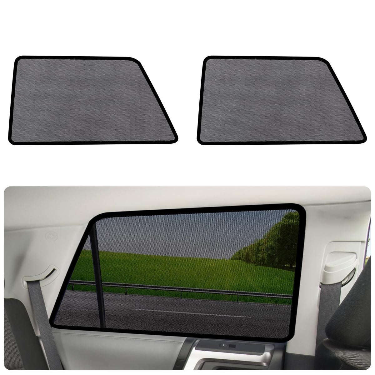 KOCZIL family roadtrip lifestyle image showing sun protection and privacy