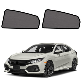 KOCZIL rear shade front view showing precise fit and sun protection