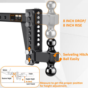 Koerdo mounted on truck towing a trailer demonstrating stable on-road performance