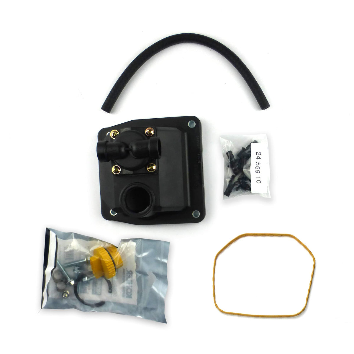 Kohler packaging with part number label confirming genuine OEM authenticity