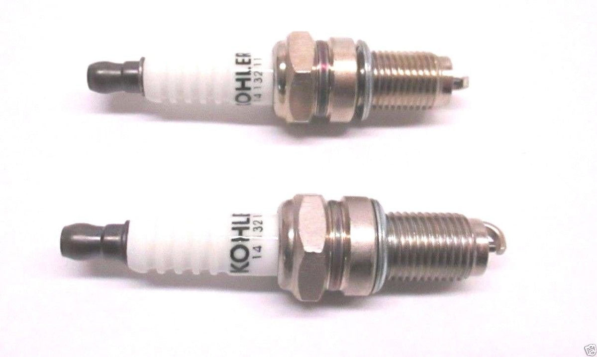 Kohler spark plug front view showing fit and reliable ignition