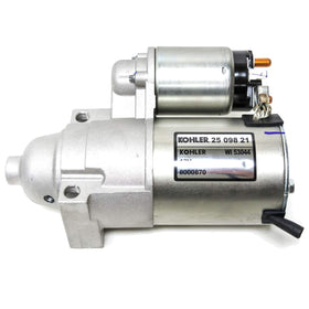 Kohler starter front view showing mounting ports and reliable fit