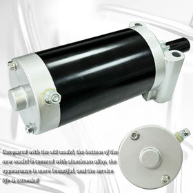 Kohler starter installed in mower engine bay showing practical replacement