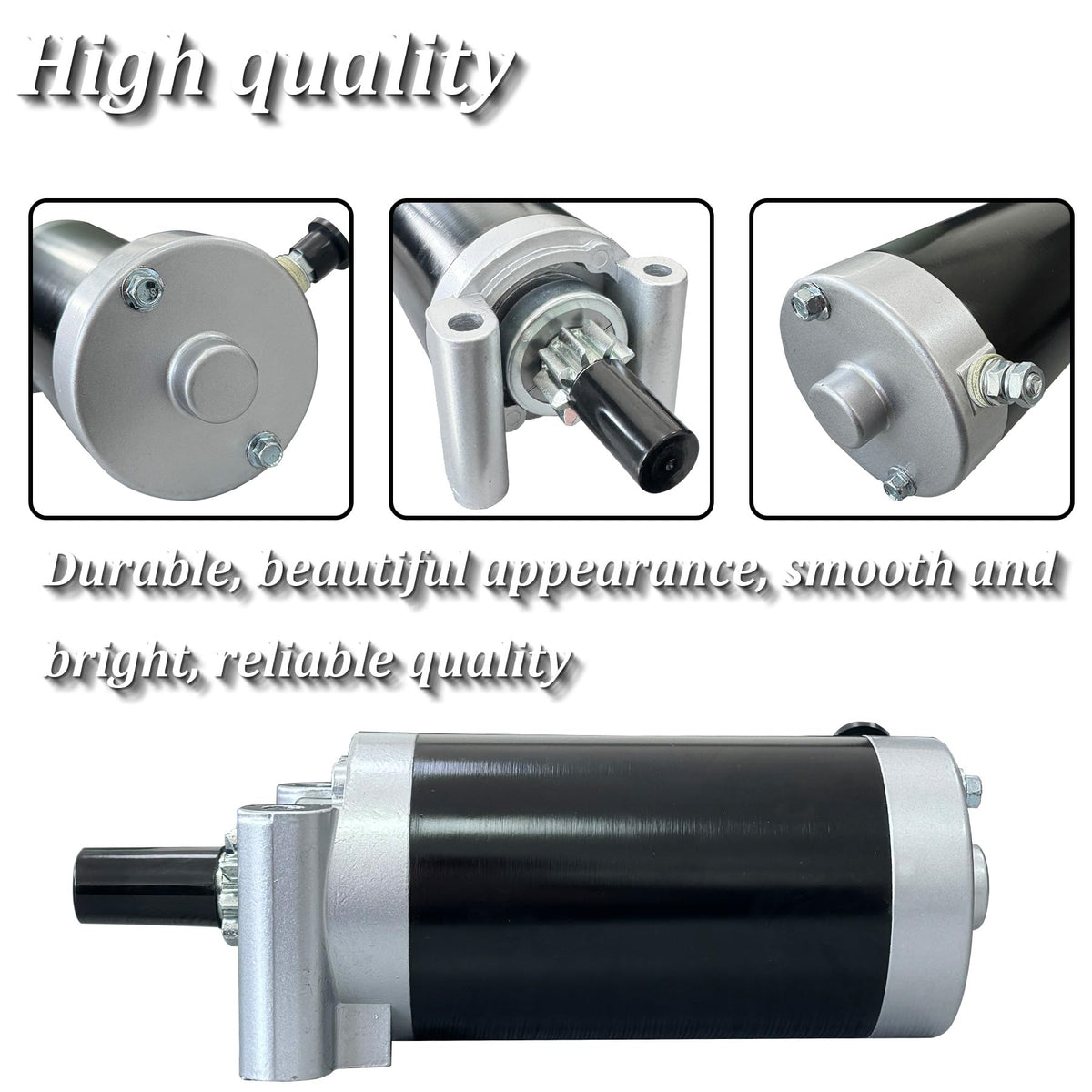 Kohler starter side profile demonstrating compact lightweight design