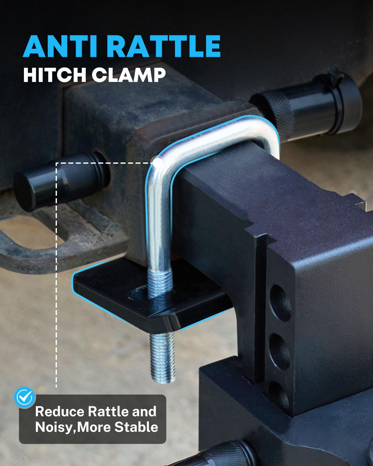 Kohree anti-rattle tightener detail reducing noise and eliminating wobble