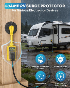Kohree close-up of IP67 waterproof plug cover, protecting connectors from weather