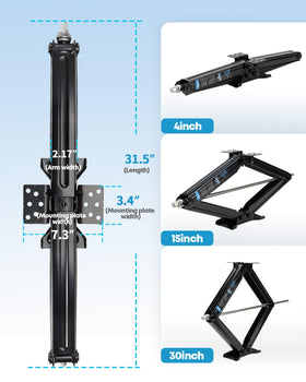 Kohree crank handle and drill socket included for manual or powered use
