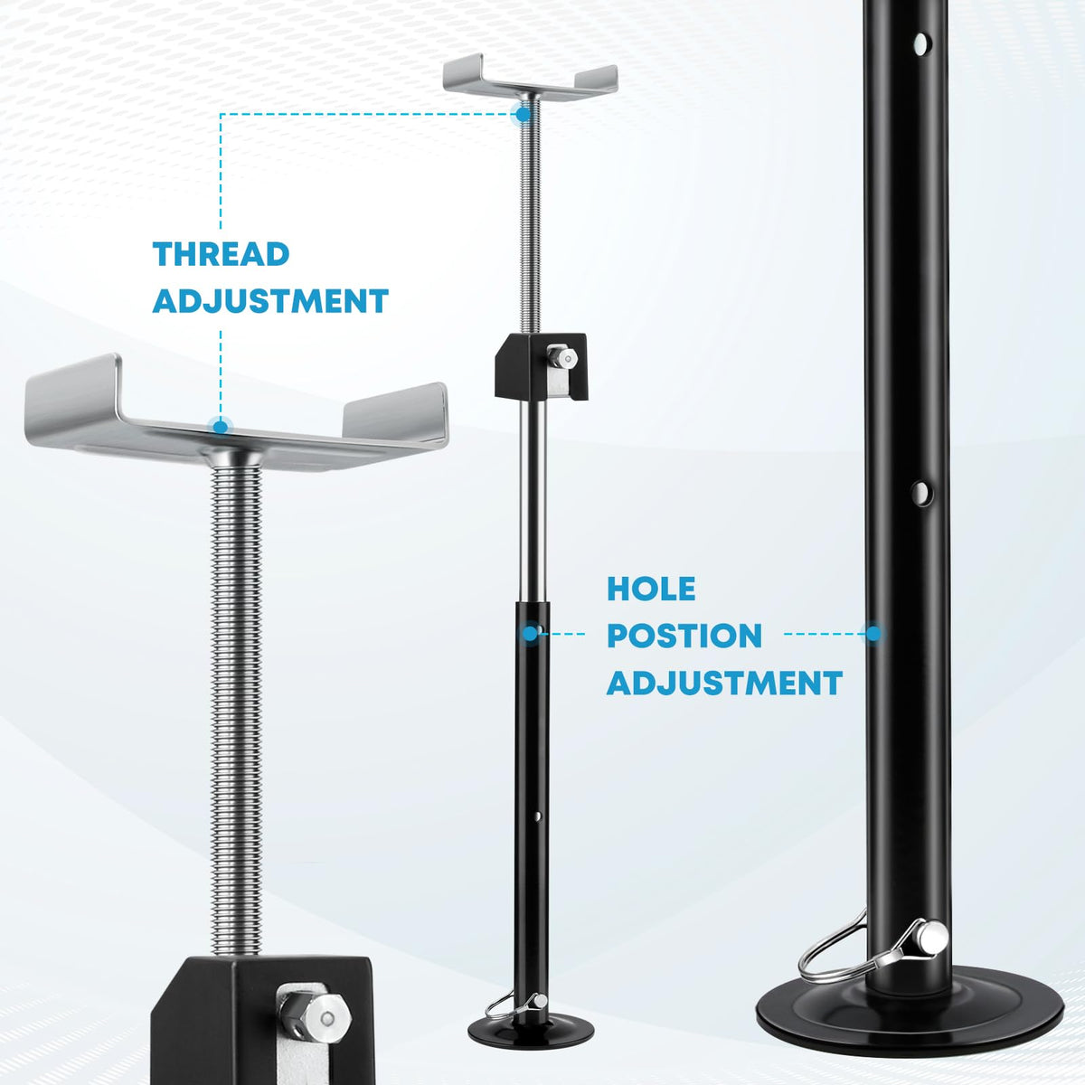 Kohree power drill adapter attached to jack demonstrating fast operation and time-saving benefit