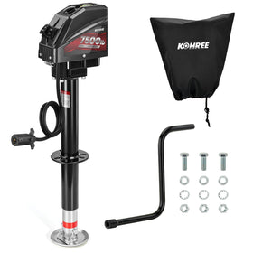 Kohree electric jack front view showing sturdy housing and benefit of reliable lifting