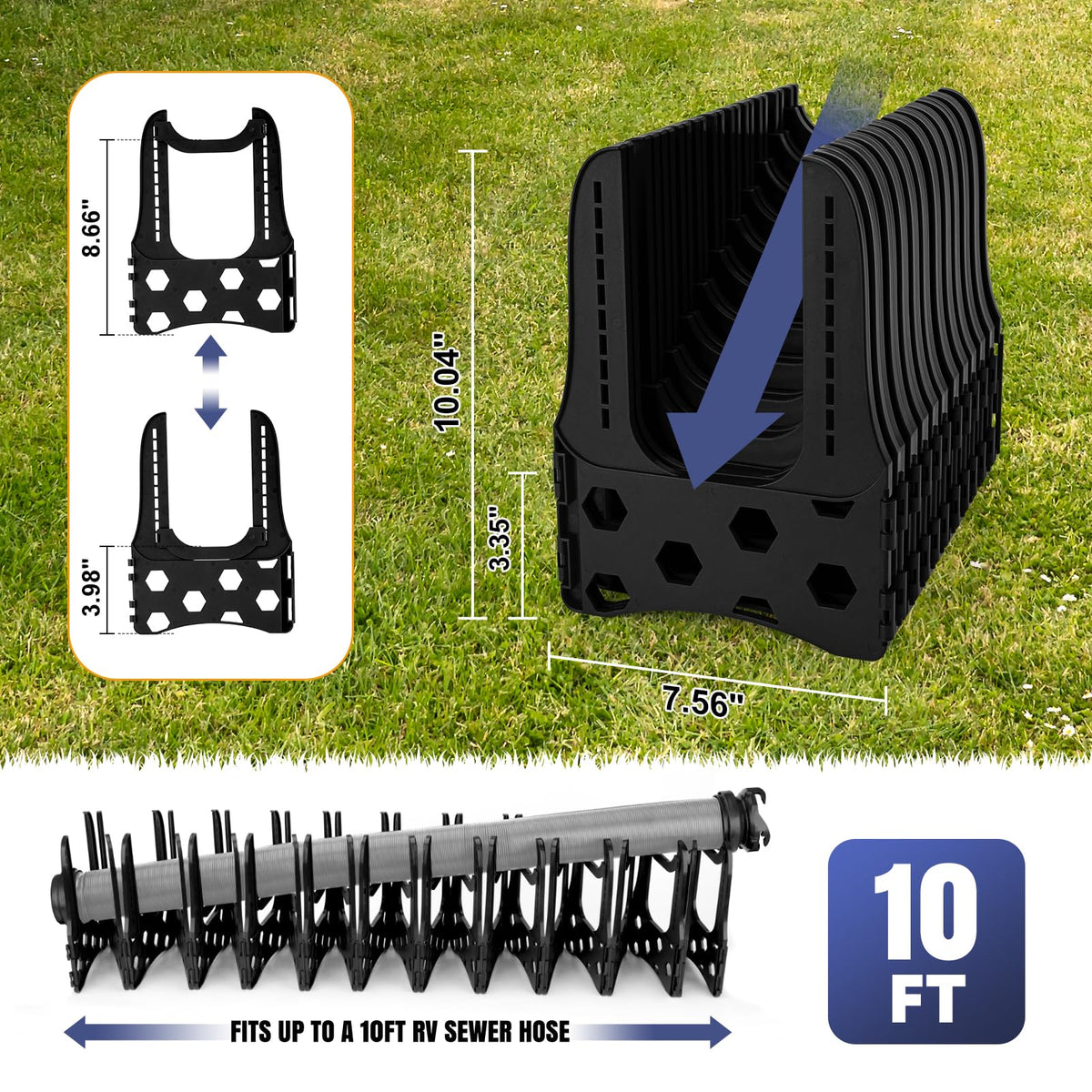 Kohree folded with carrying strap for compact transport and easy storage