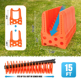 Kohree folded compactly with carry strap for portable storage and campsite convenience