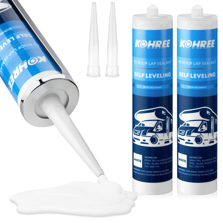 Kohree front packaging showing two white sealant tubes for easy identification