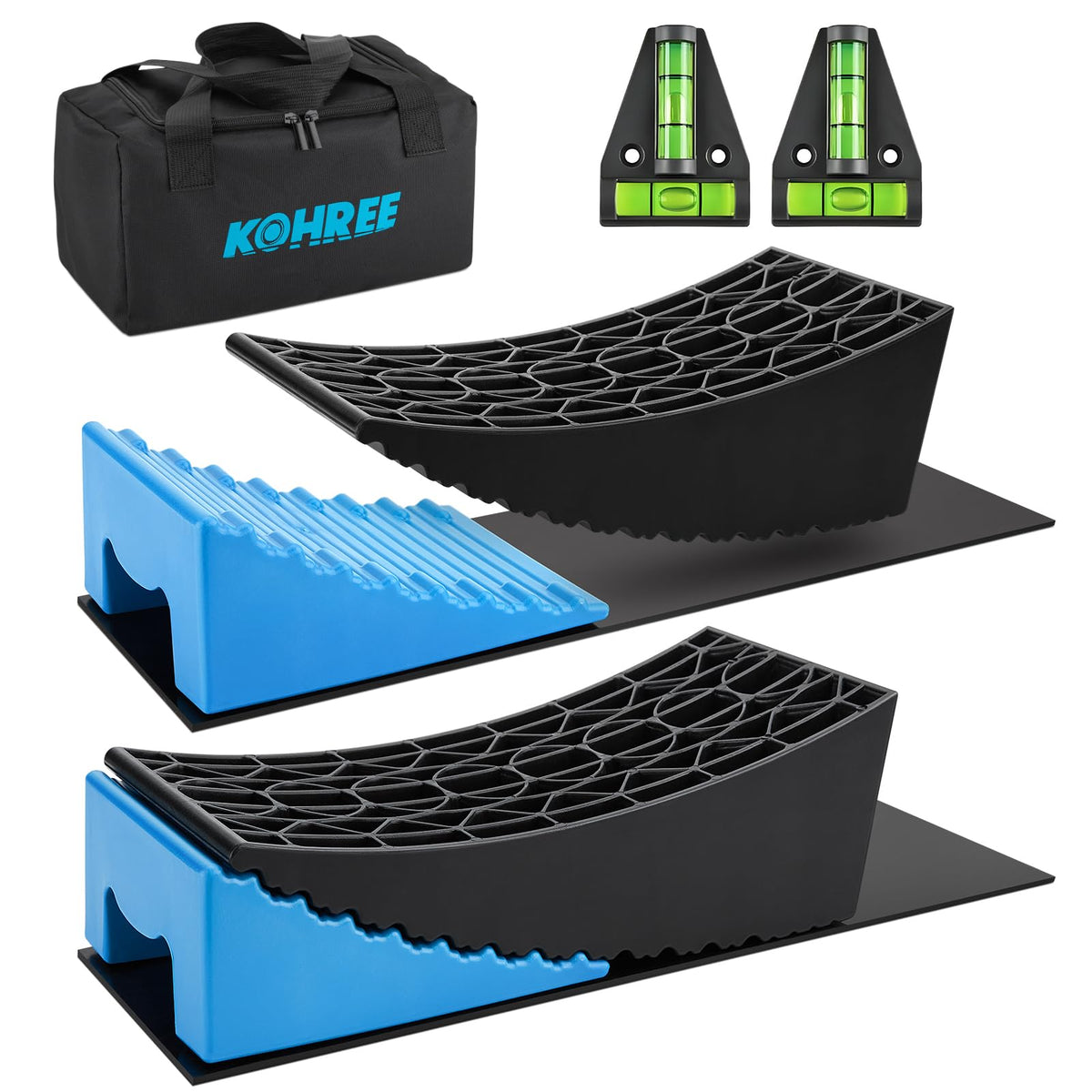 Kohree front view packaging showing kit contents and durable design benefit