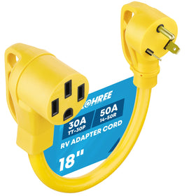 Kohree front view showing adapter and packaging benefit portable power