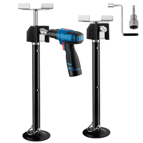 Kohree front view of both support jacks showing sturdy construction and quick setup benefit
