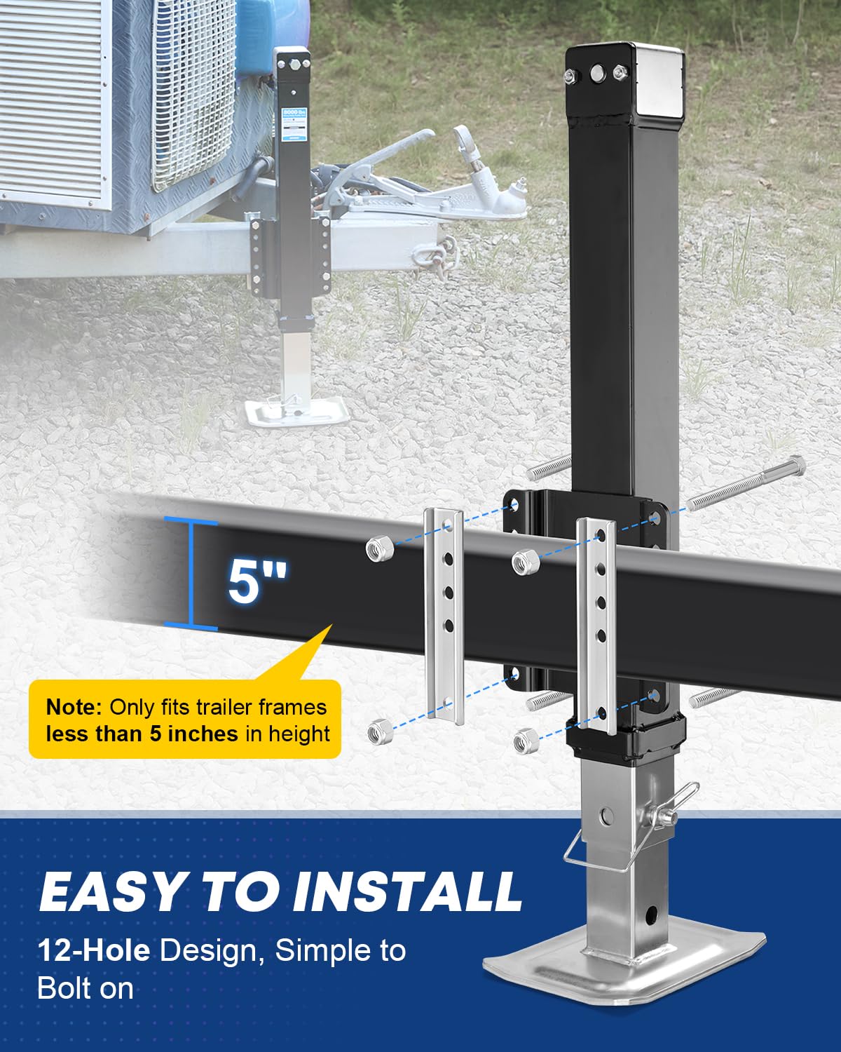 Kohree side handle with drill connected showing fast electric lifting benefit
