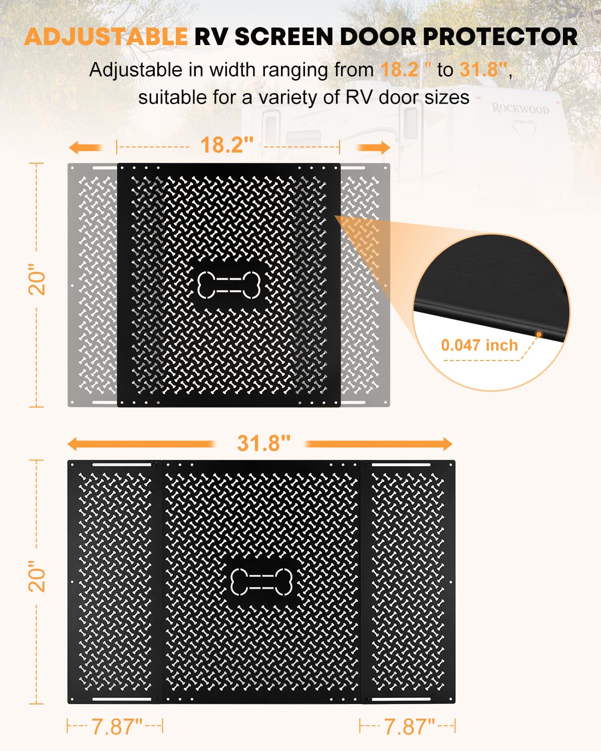 Kohree hardware kit with screws included for easy installation