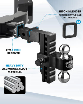 Kohree hitch pin locks and keys showing theft protection and secure towing