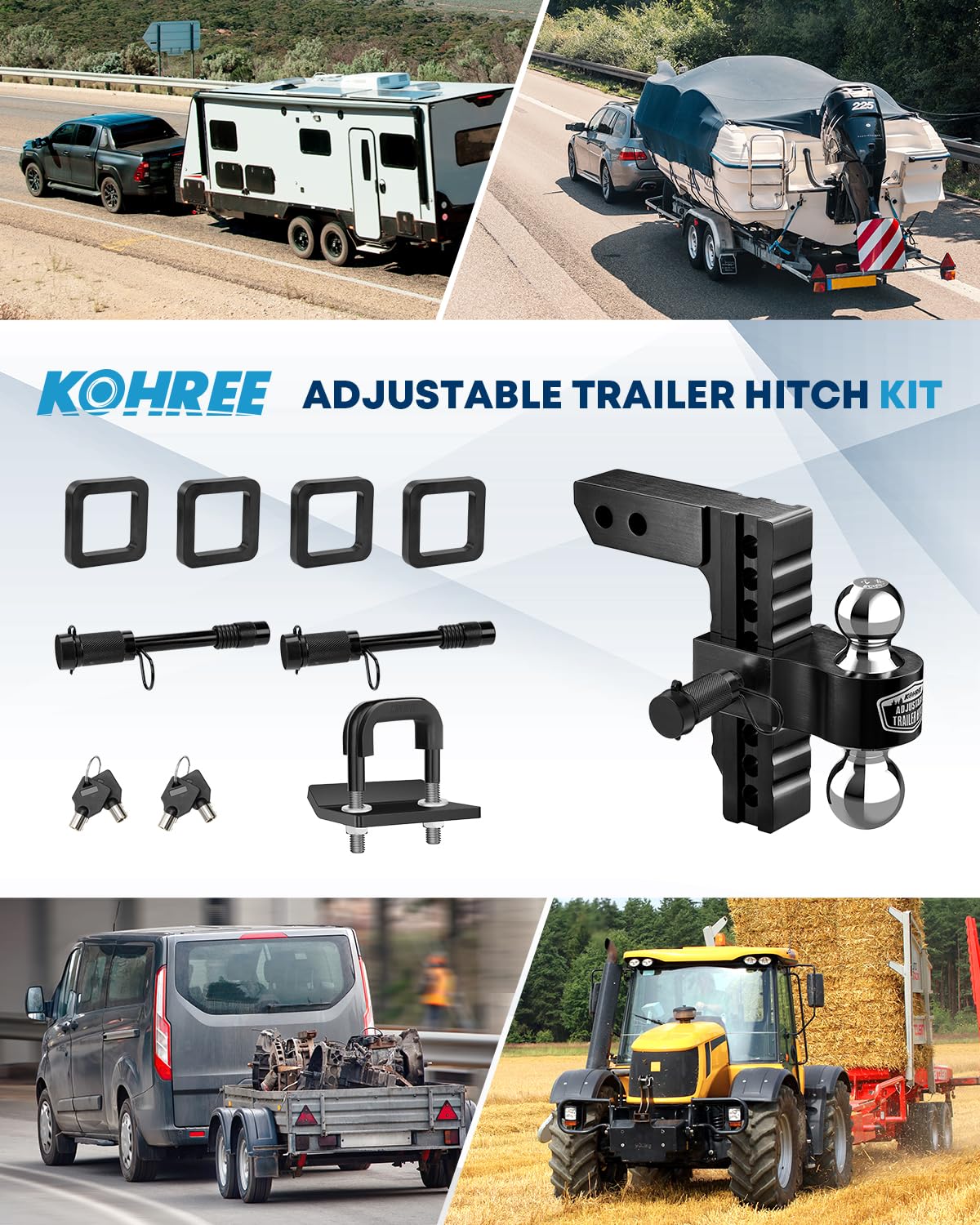 Kohree installed on truck side profile illustrating correct fit and road stability