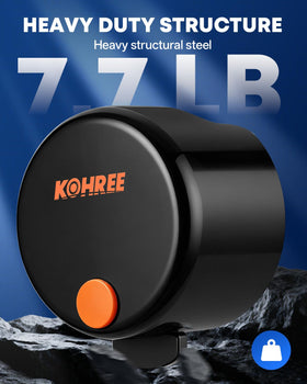 Kohree keyed cylinder with rubber keyhole cover showing moisture prevention