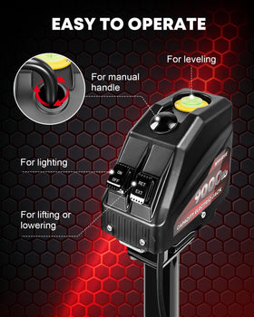 Kohree LED light illuminated during night hookup for safer visibility
