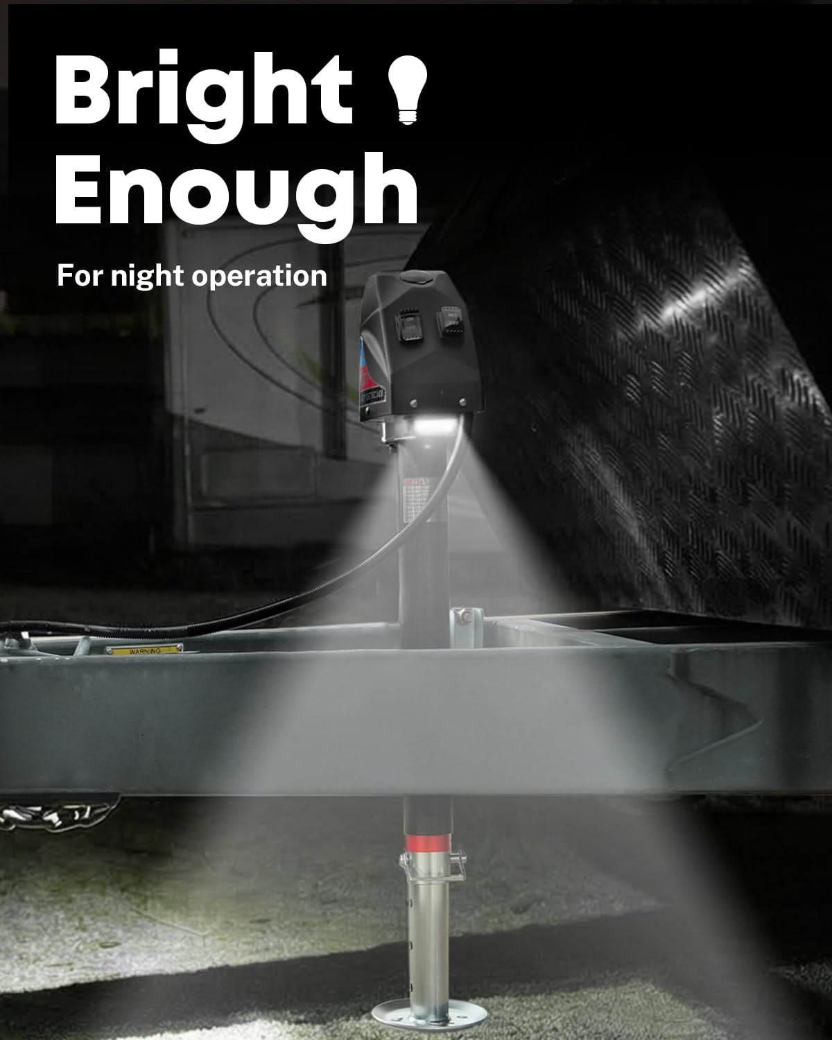 Kohree dual LED lights illuminating hitch area for safer night hookups
