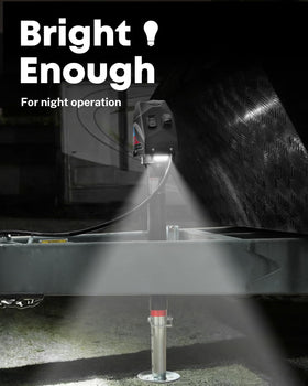 Kohree dual LED lights illuminating hitch area for safer night hookups
