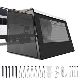Kohree lifestyle camping shade scene depicting comfortable shaded gathering benefit