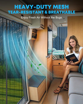 Kohree fine 1mm mesh texture close-up providing airflow and insect barrier
