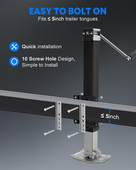 Kohree mounted on trailer frame showing secure bolt-on installation benefit
