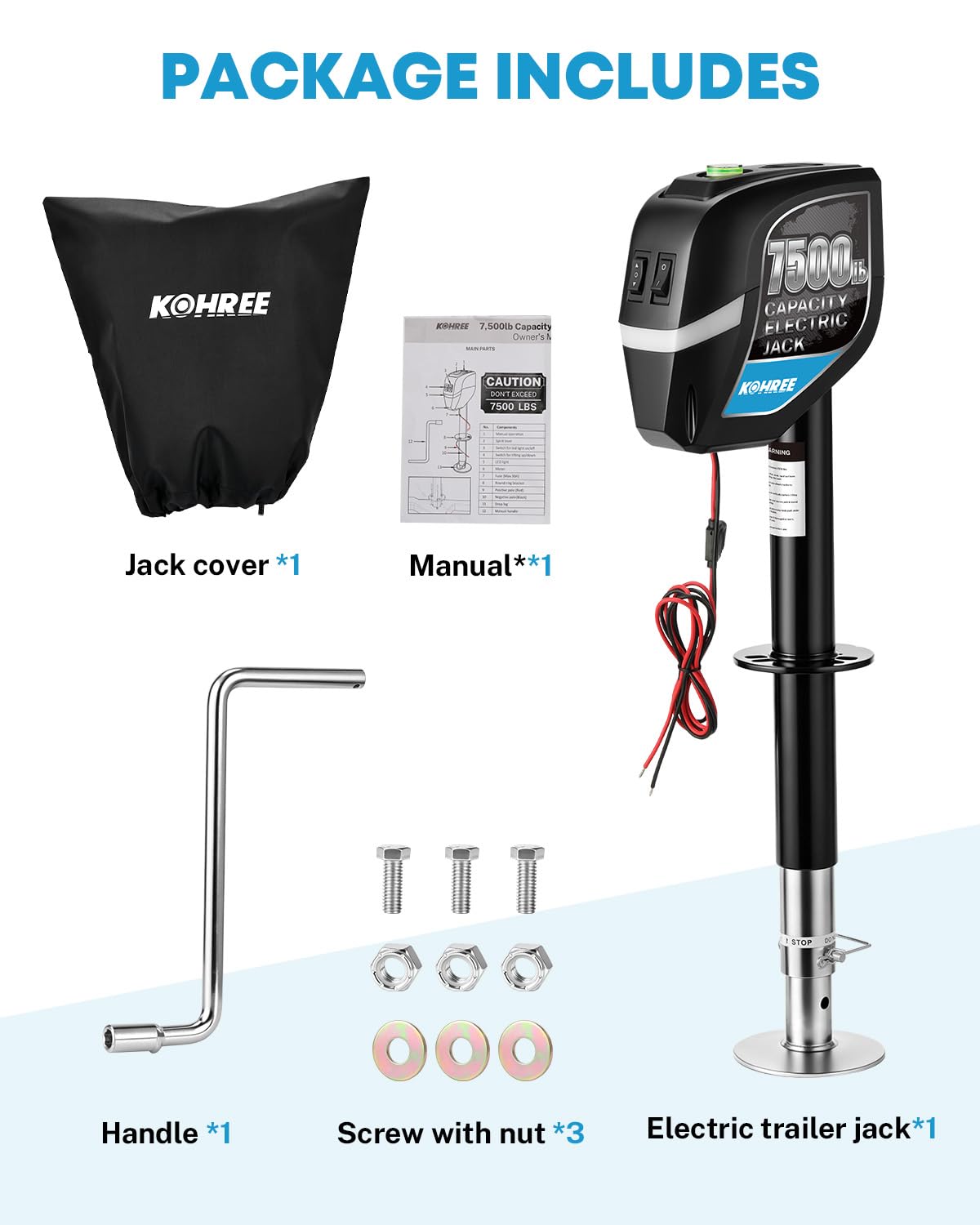 Kohree packaging with accessories showing included components and value