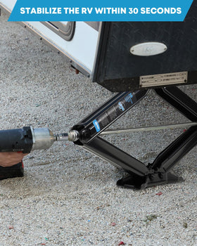 Kohree jacks retracted for compact storage and easy transport