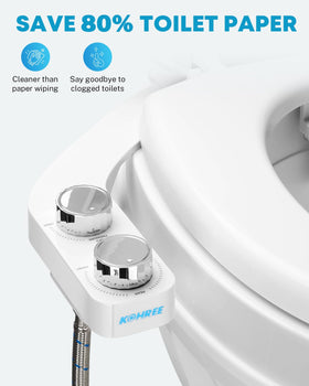 Kohree control knob and valve demonstrating adjustable pressure benefit