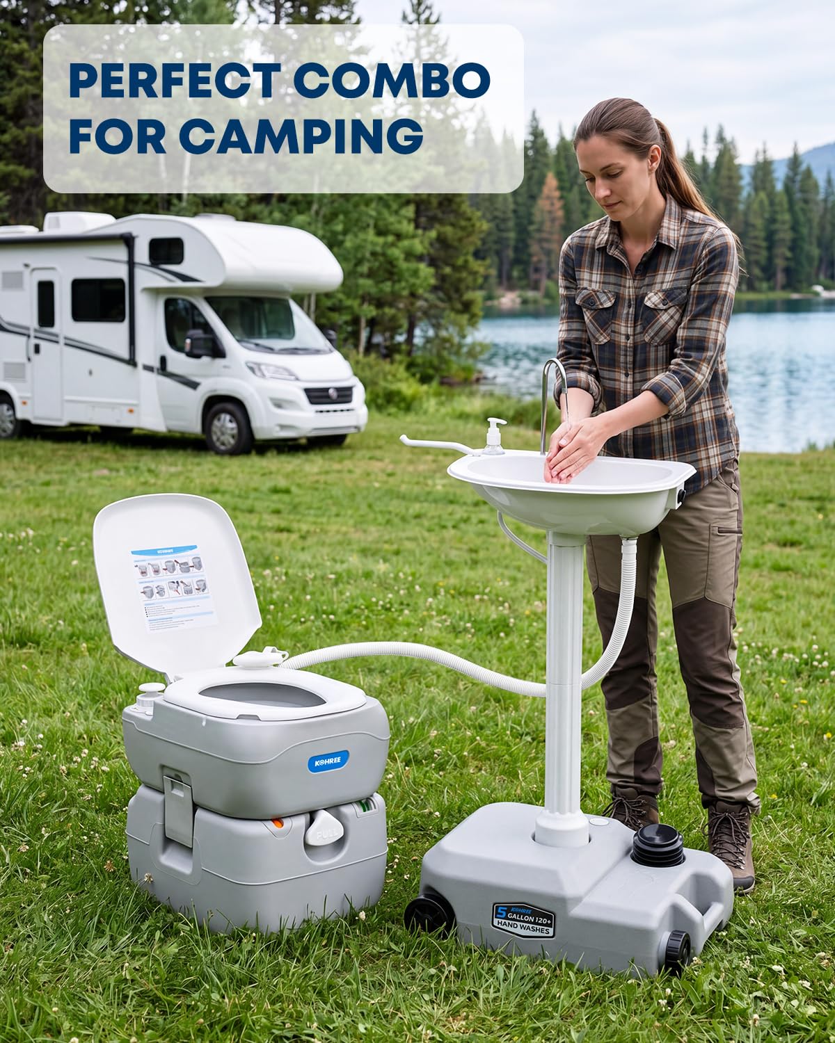 Kohree set up in an RV interior showing practical use for camping and boating