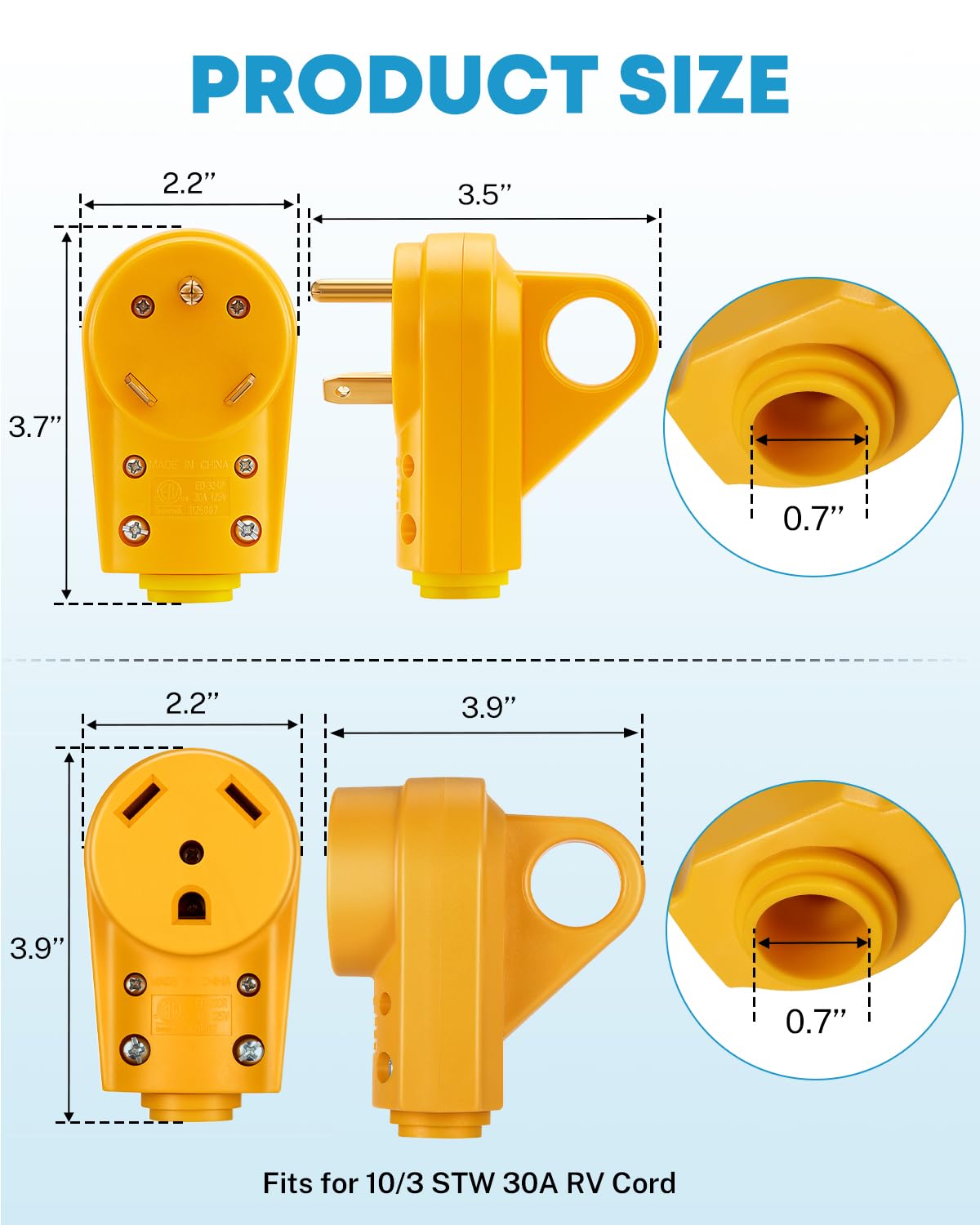 Kohree copper terminals close-up highlighting improved conductivity benefit