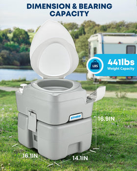Kohree next to camping gear showing size for storage and space-saving benefit