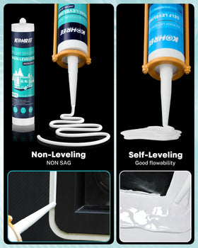 Kohree sealant applied as a clean bead along an RV roof seam demonstrating waterproof protection